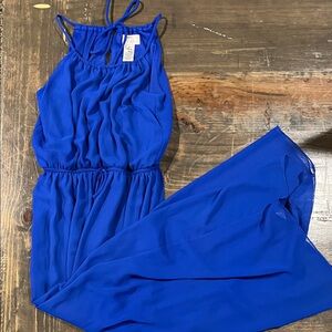 Elegant Blue Women's Dress